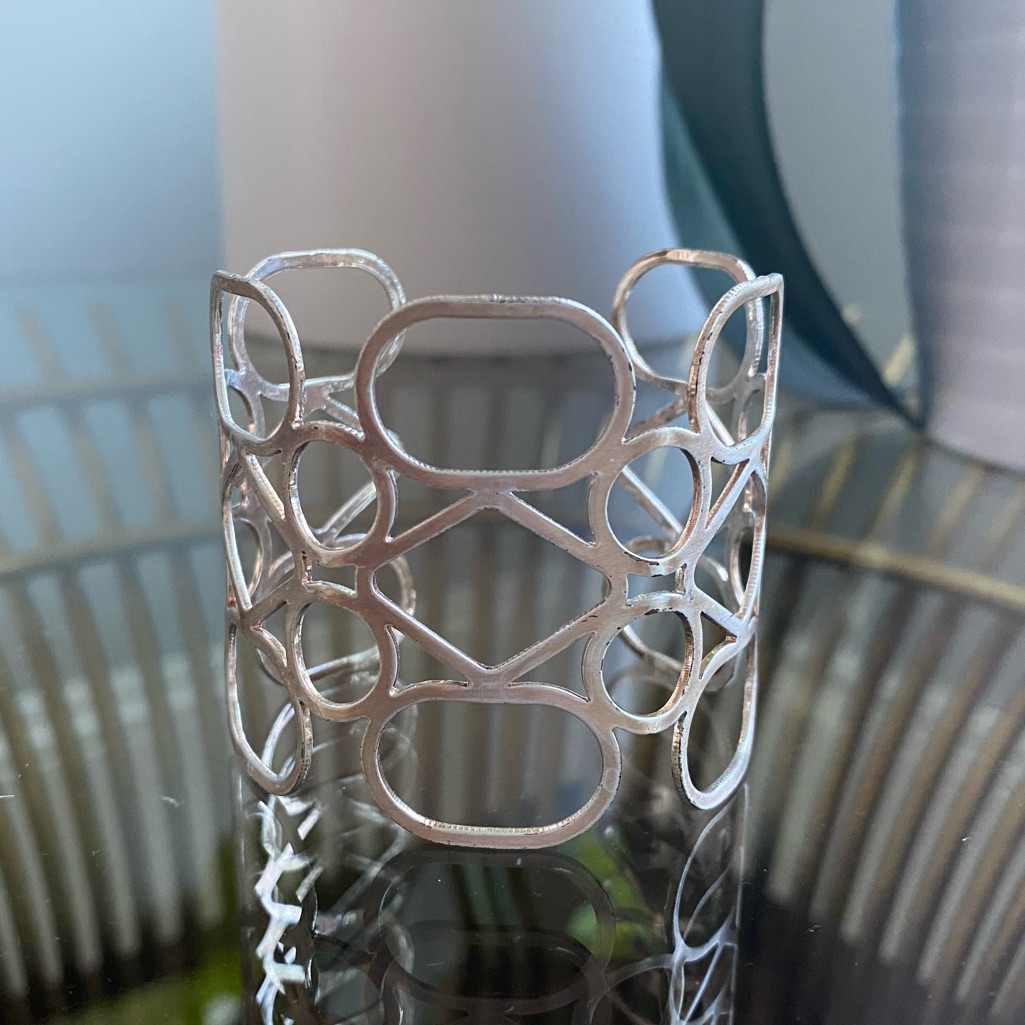 Geometric Wide Bangle 6$